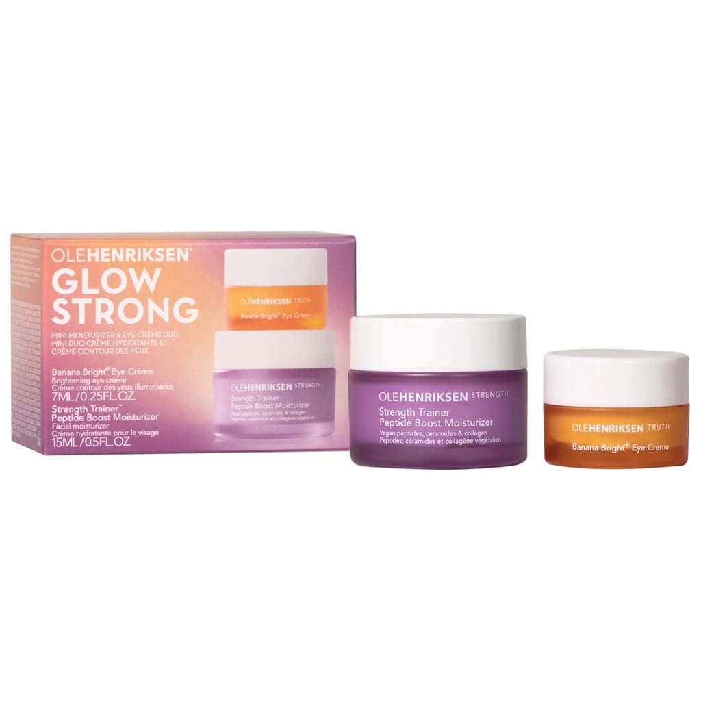 Olehenriksen Glow Strong Mini Moisturizer + Eye Cream Duo ($15, originally $25)On the hunt for the ultimate hydration for your skin? This glow-boosting duo from Olehenriksen has you covered. It includes a mini moisturizer and eye cream that hydrate and brighten for that "I just slept eight hours" look. Plus, the sizes are perfect for traveling.