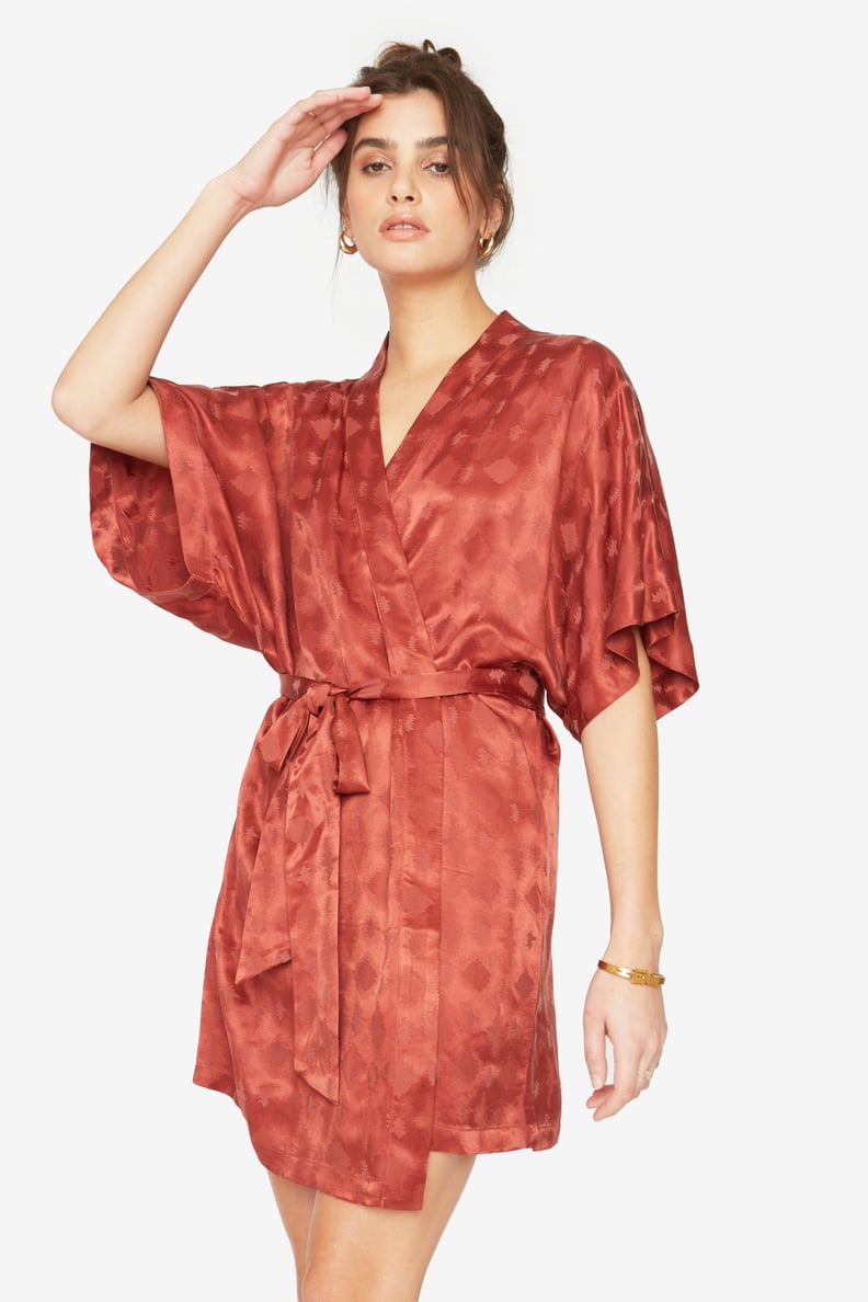 A Silky and Luxurious Treat: Idle Short Robe