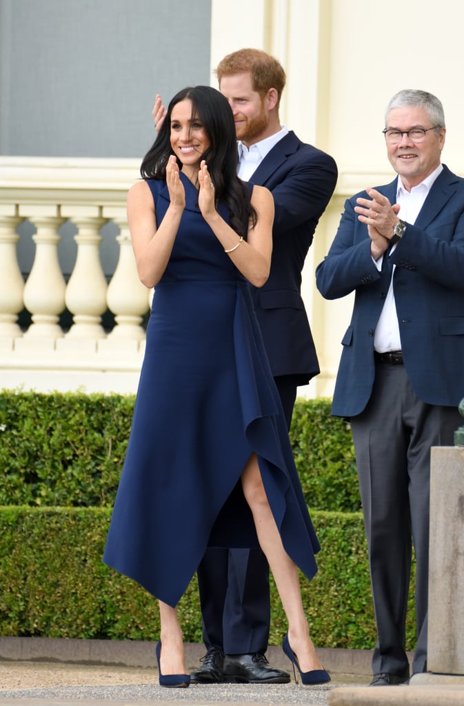 Meghan Markle Wears Dion Lee Dress October 2018