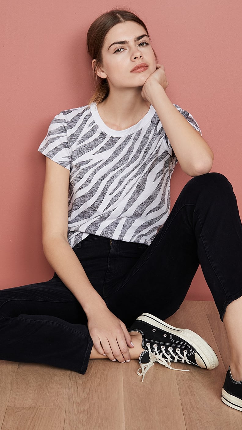 Rag & Bone/Jean All Over Zebra Tee