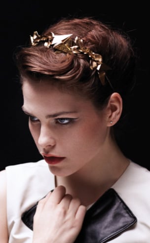Spiked Metal Orchid Headband Spiked Metal Orchid Headband