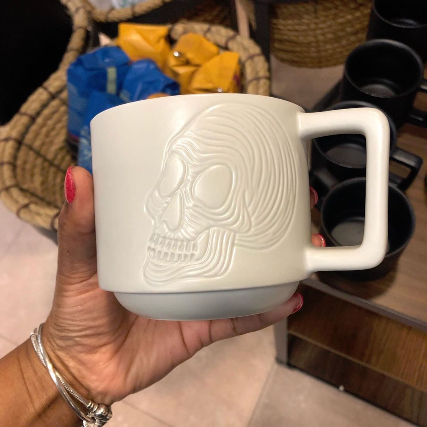 Starbucks Skull Coffee Mug