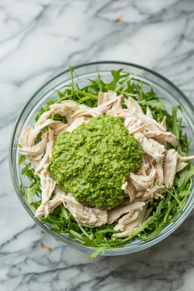 Chicken and Avocado Pesto Salad