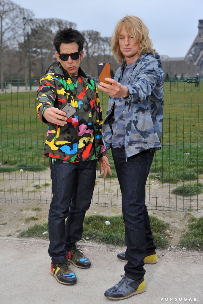 Ben Stiller and Owen Wilson Acting Like Zoolander in Paris