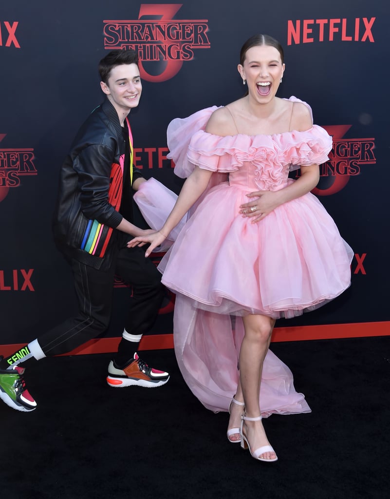 At the "Stranger Things" season three premiere in June 2019