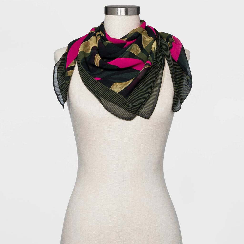 Floral Square Scarf