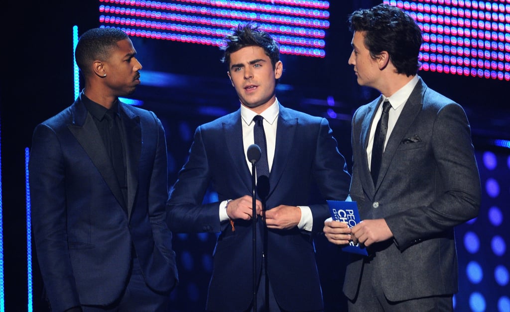 13. Zac Efron and His Sexy Hair Present a People's Choice Award