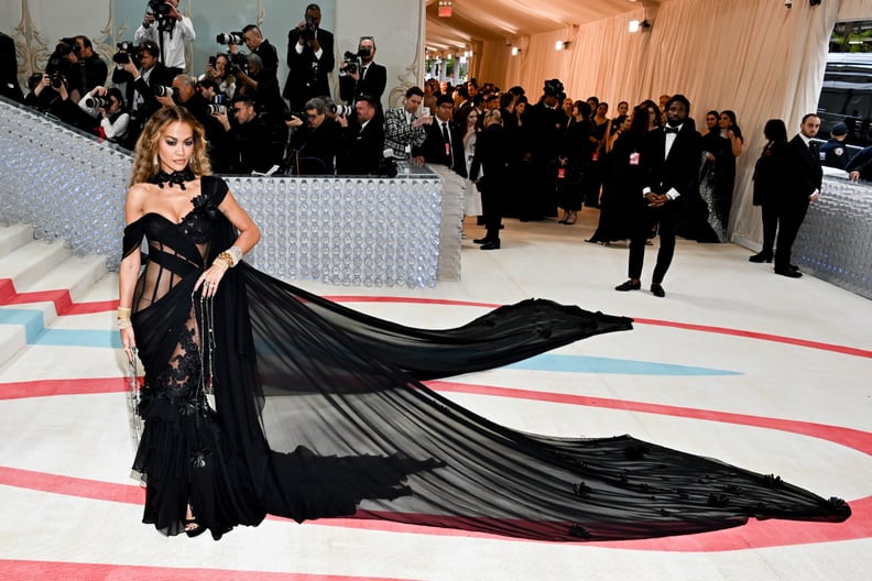 Rita Ora at the 2023 Met Gala: Karl Lagerfeld: A Line of Beauty held at the Metropolitan Museum of Art on May 1, 2023 in New York, New York. (Photo by Michael Buckner/Variety via Getty Images)