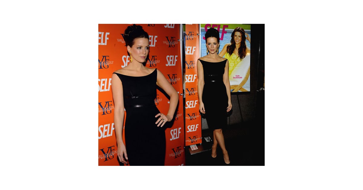 Kate Beckinsdale in Black