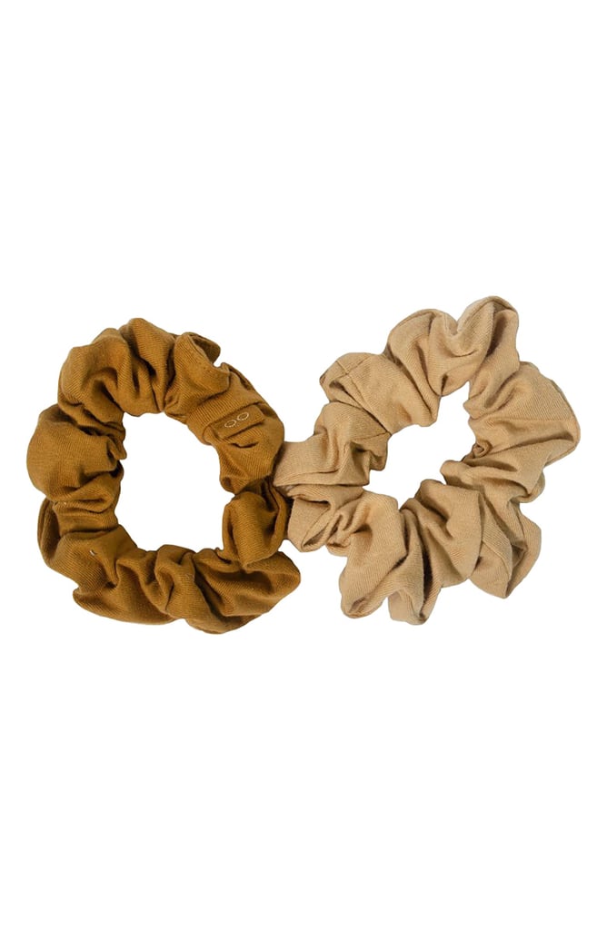 KOOSHOO 2-Pack Organic Cotton Scrunchies