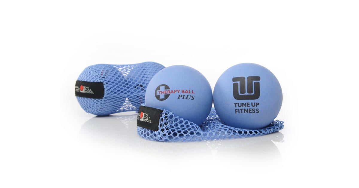 Tune Up Fitness Therapy Ball Plus Pair in Tote Cheap Fitness Gifts