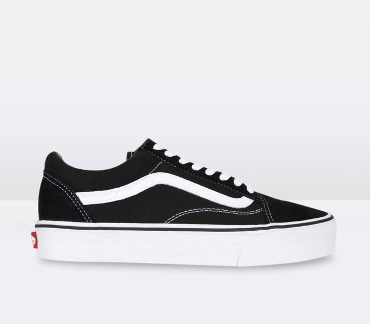 Vans Off the Wall Old Skool Low Shoe Black White ($119.95 ...