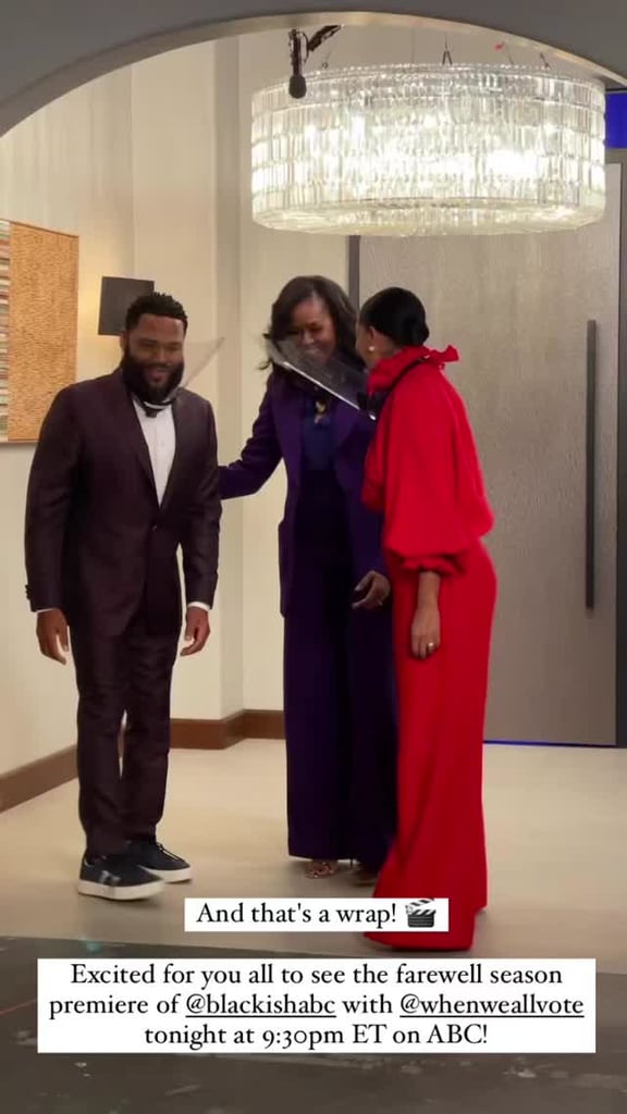 Michelle Obama's Outfits in Black-Ish Season 8 Premiere