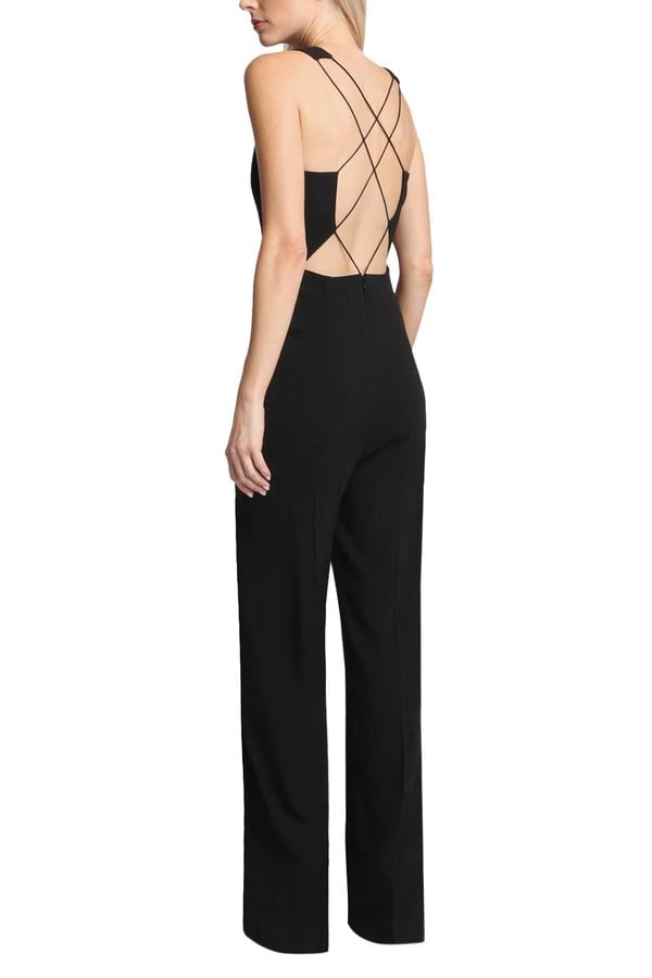 Cushnie Lace-Up Jumpsuit