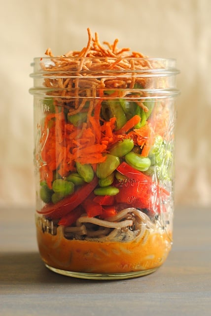 Asian Noodle Salad Jars