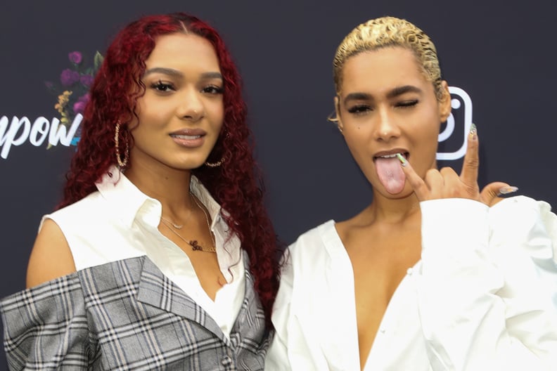 Emaza Dilan and Saiyr Dilan at Instagram's 2020 Grammy Luncheon in LA