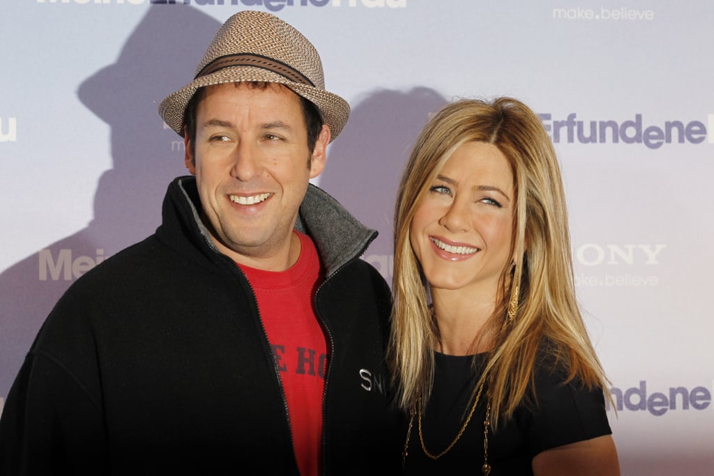 Adam Sandler and Jennifer Aniston at a "Just Go With It" Photocall in 2011