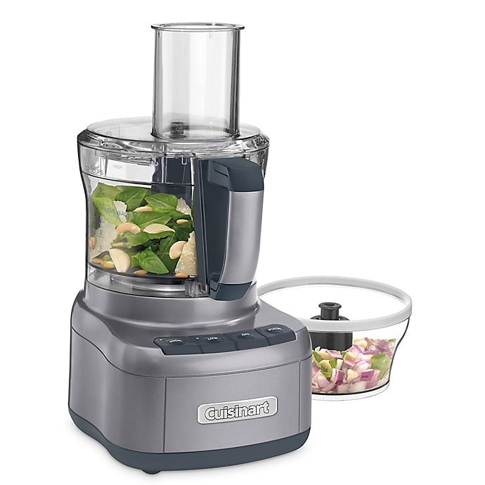 Cuisinart Elemental 8-Cup Food Processor With 3-Cup Bowl in Gunmetal