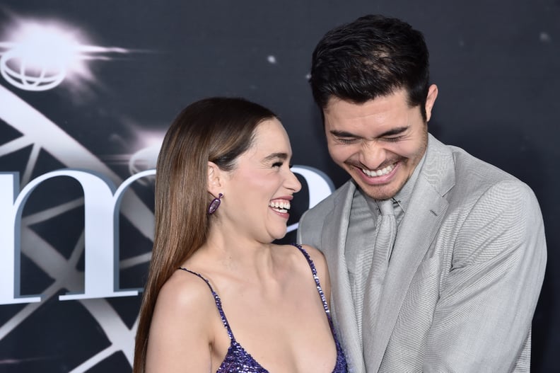 Emilia Clarke and Henry Golding at the Last Christmas Premiere