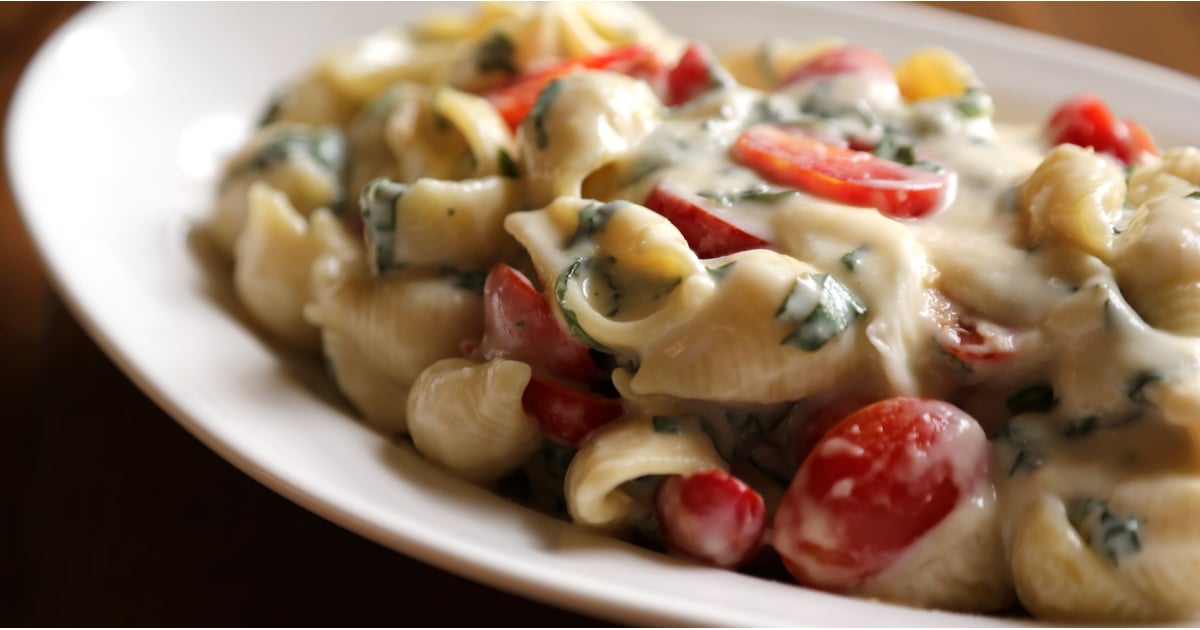 Goat Cheese, Mozzarella, Basil, and Tomato Mac and Cheese ...