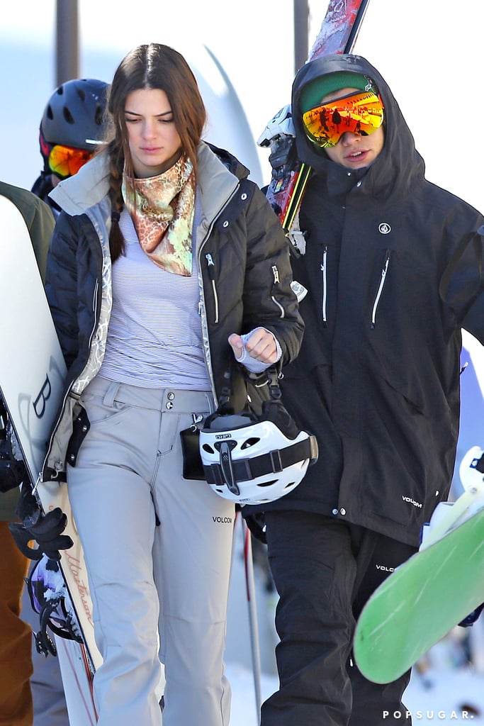 Kendall wore her hair in braids.