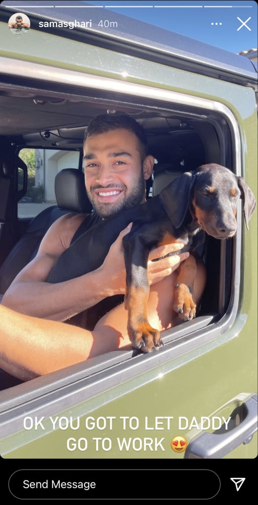 Sam Asghari Surprised Britney Spears With an Adorable Puppy