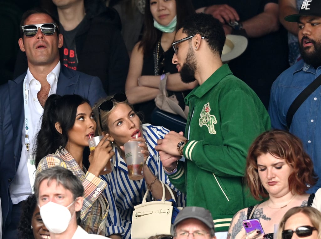 Ben Simmons Photographed at Wimbledon With Maya Jama Wearing Ralph Lauren  Jacket