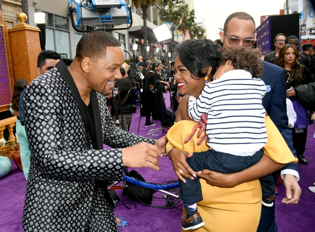 Will Smith and Alfonso Ribeiro at the Aladdin Premiere 2019