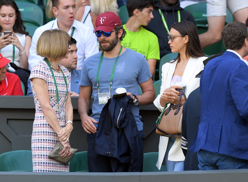 Bradley Cooper and Irina Shayk at Wimbledon 2016