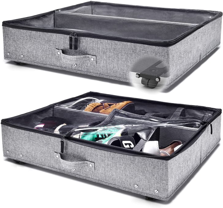 A Fabric Storage Bin Storage Lab Under Bed Storage with Wheels Best