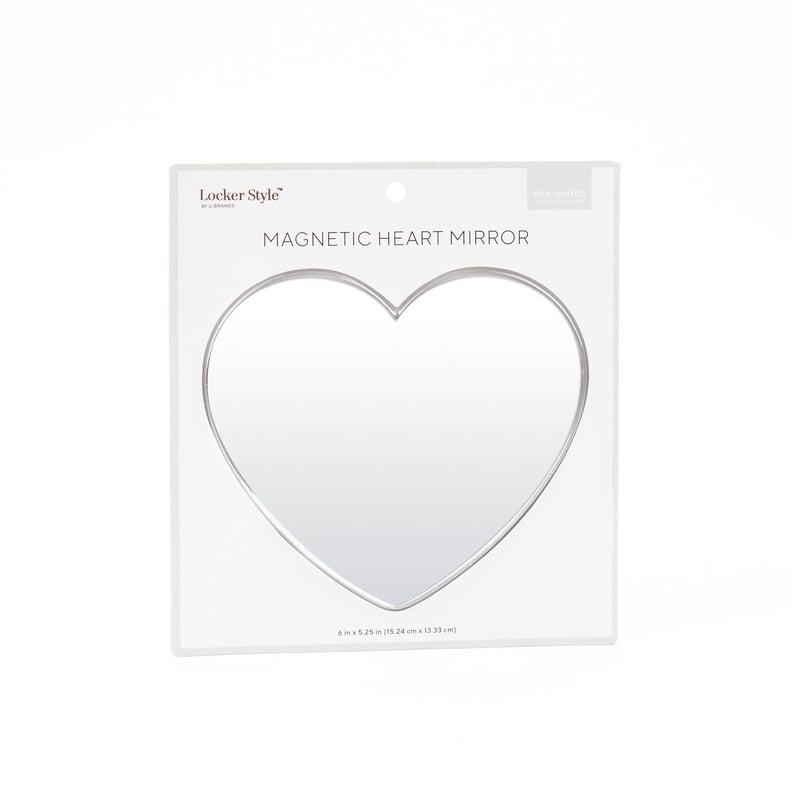 Locker Style Magnetic Heart Mirror