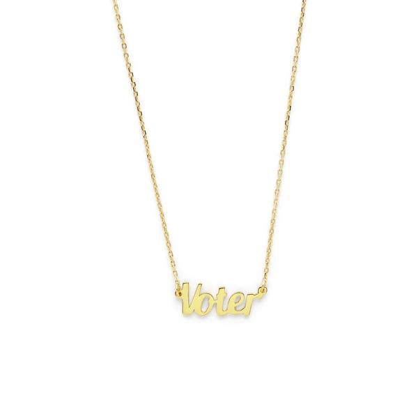 I Am a Voter. x Stella and Bow Necklace