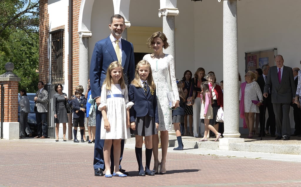 The royal family celebrates together.