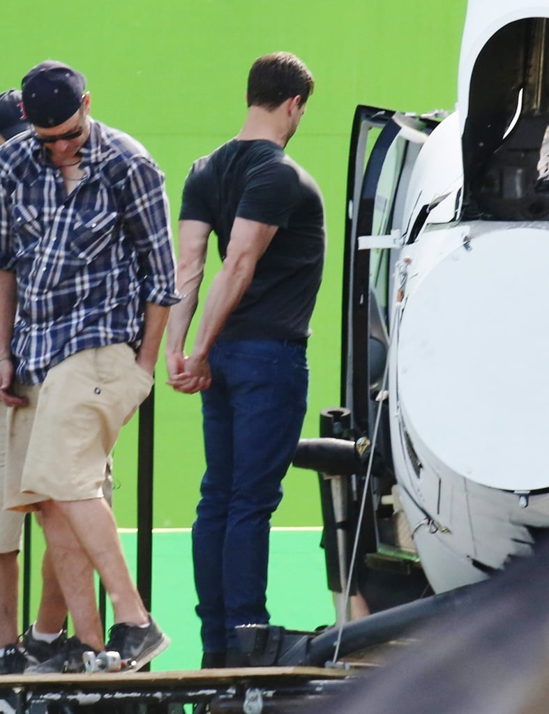 Fifty Shades Darker Jamie Dornan Set Pictures