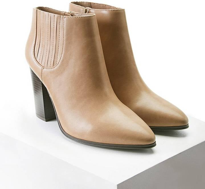 Forever 21 Faux Leather Ankle Boots