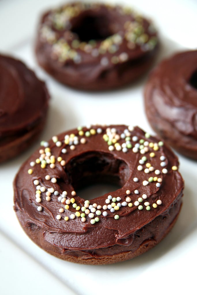 Vegan Chocolate-Frosted Doughnuts