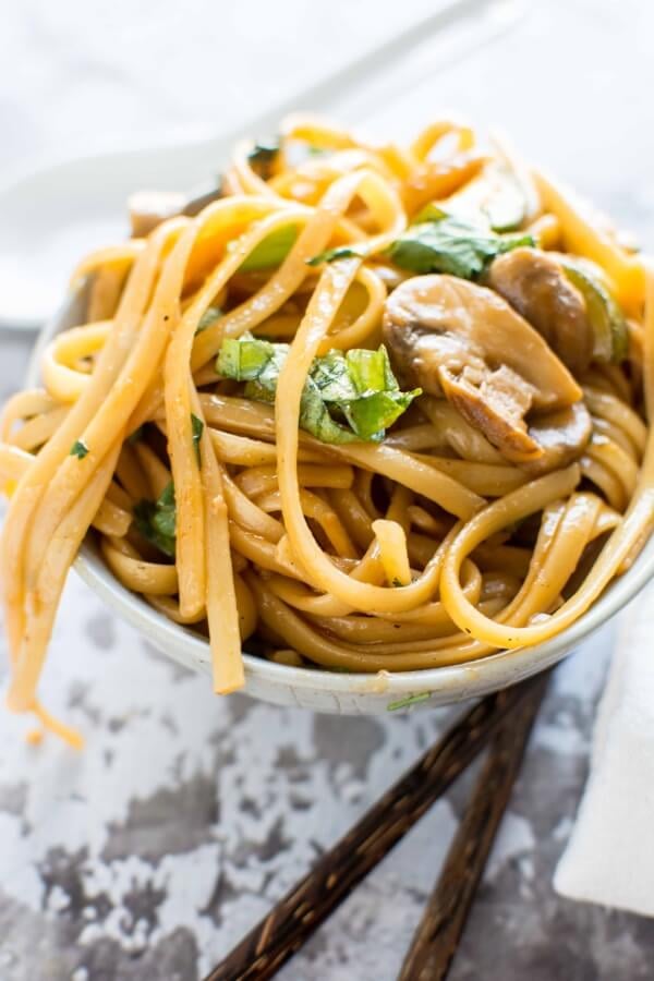 Sweet and Spicy Asian Noodles