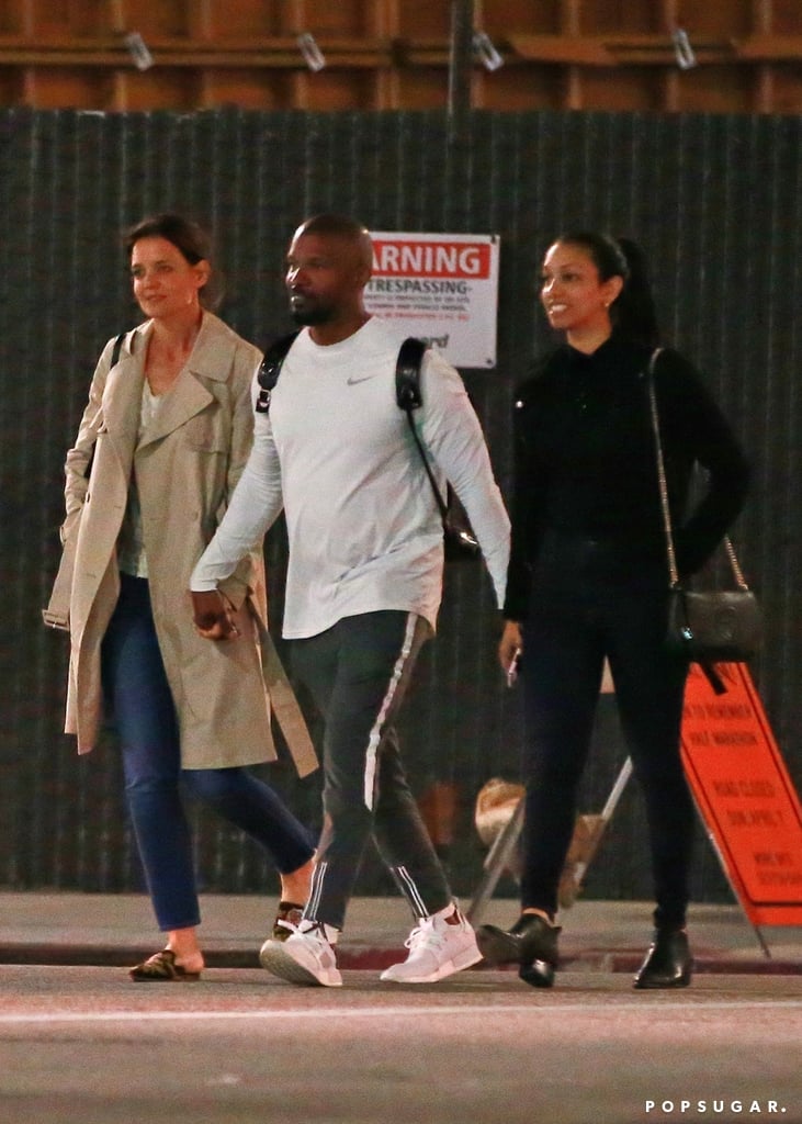 Katie Holmes With Corinne and Jamie Foxx in LA April 2019