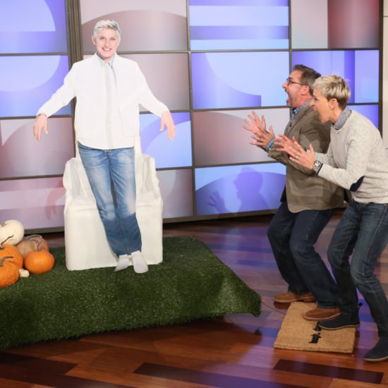 Steve Carell's Ellen DeGeneres Halloween Decoration
