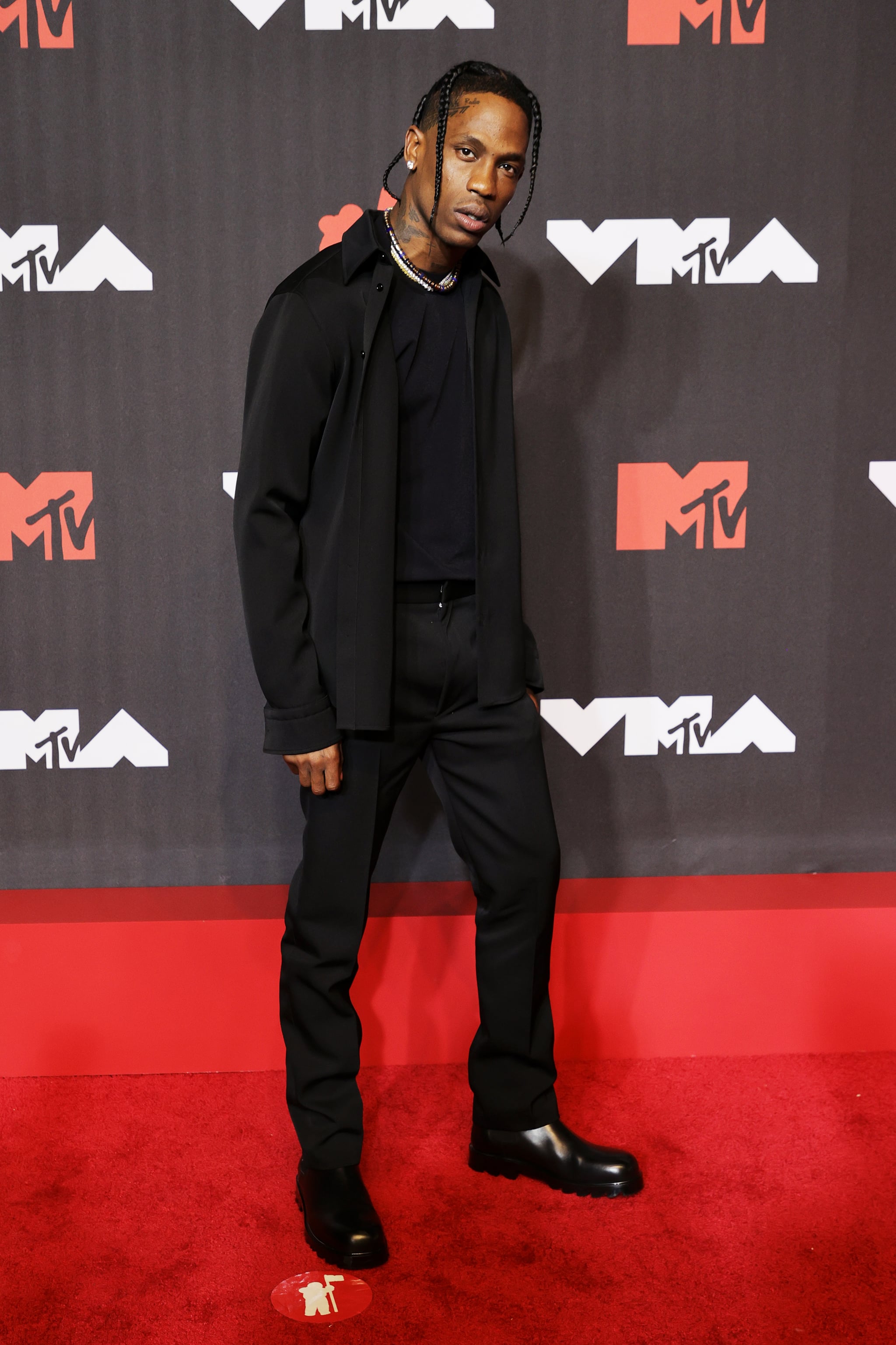 Travis Scott at the 2021 MTV VMAs