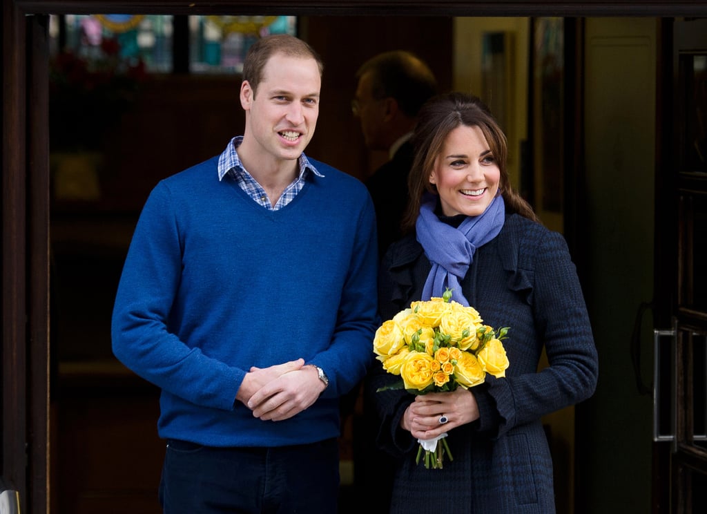 Kate and Will left the hospital, where Kate was being treated for hyperemesis gravidarum, days after their pregnancy announcement in December 2012.