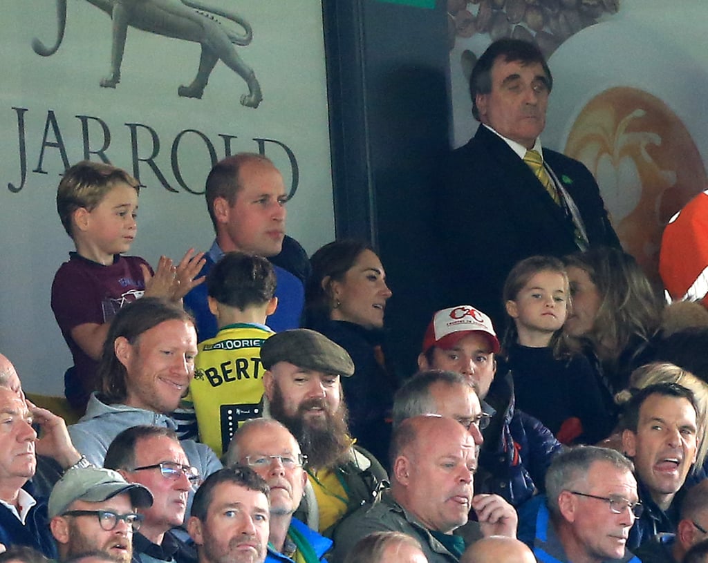 When He and His Family Took in a Premier League Match From the Stands