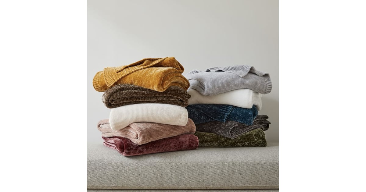 West elm hotsell luxe chenille throw