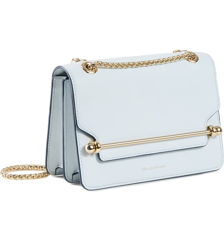 Strathberry - East/West Mini - Crossbody Leather Mini Handbag - White