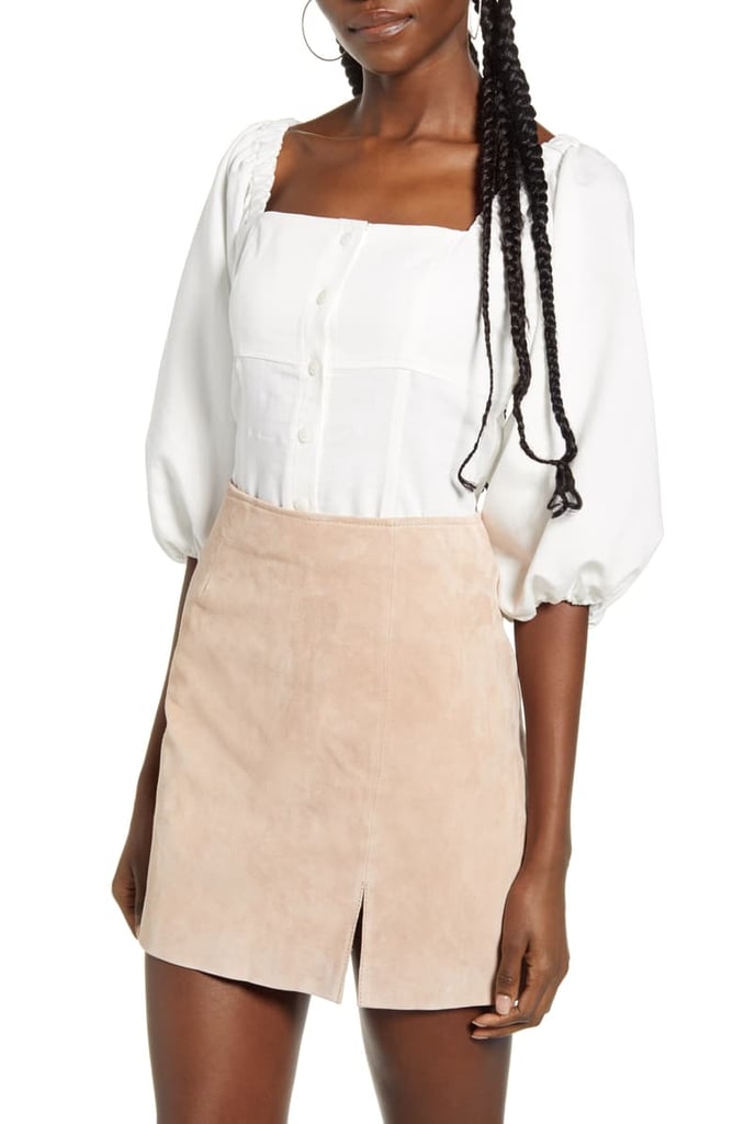 WAYF Puff Sleeve Blouse