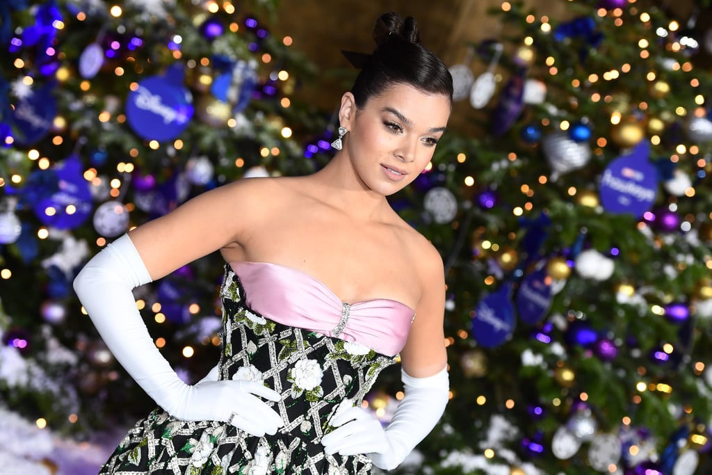 Hailee Steinfeld Looks Regal in Richard Quinn's White Gloves