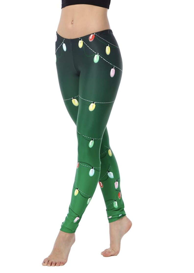 Alexandra Collection Holiday Lights Workout Leggings
