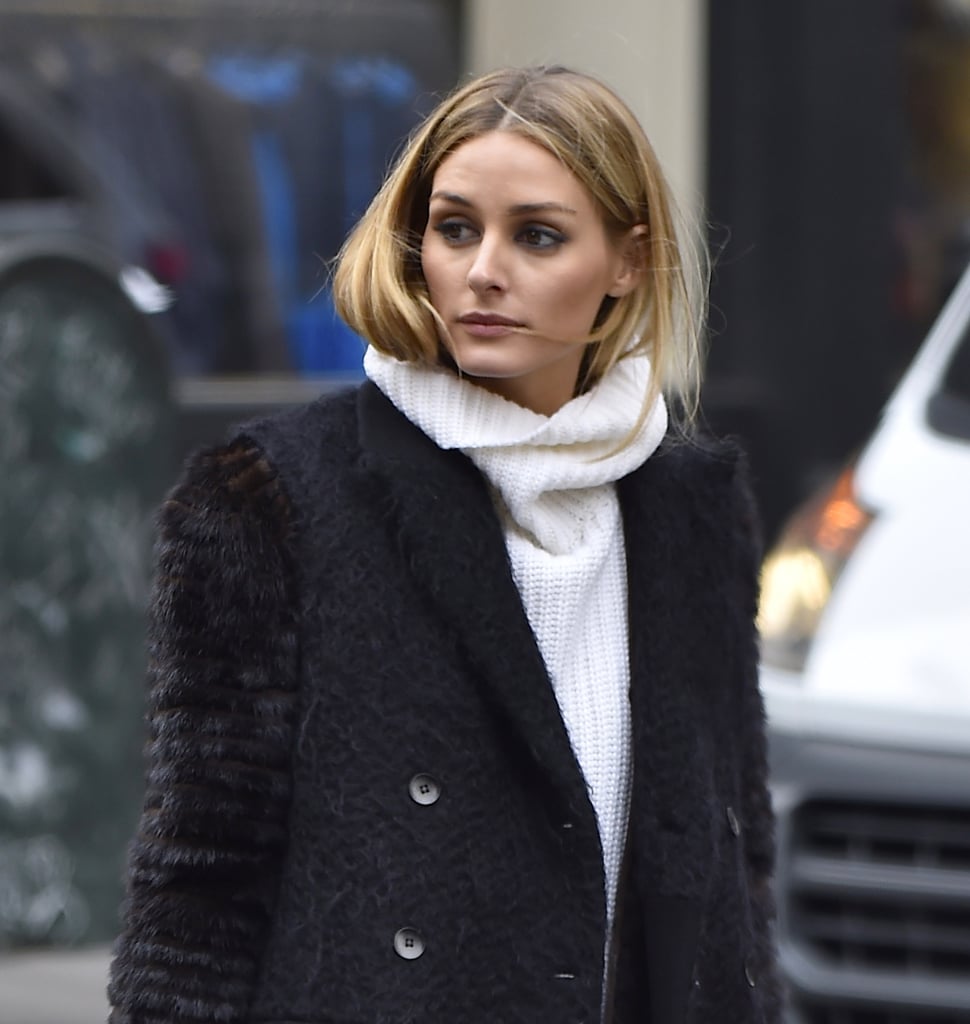 Olivia Palermo Wearing Winter Layers January 2016