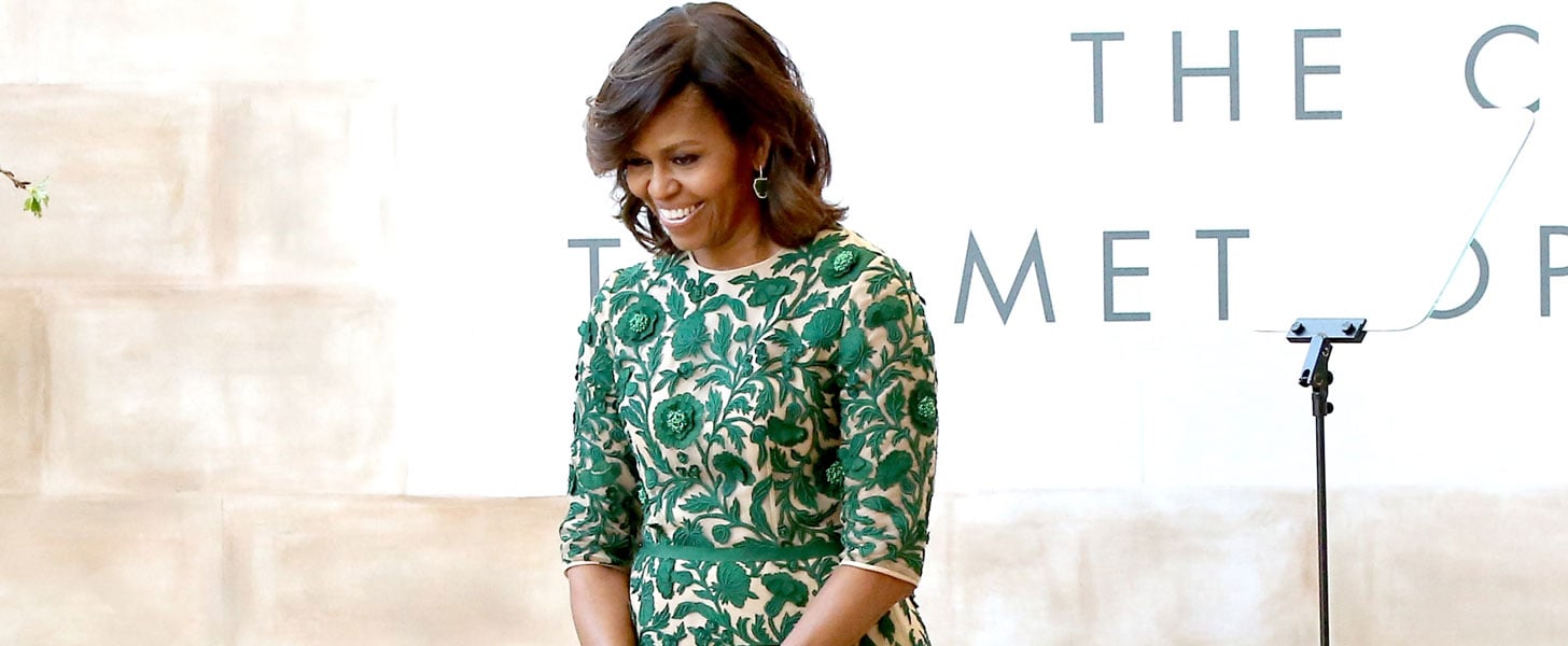 First Lady Michelle Obama Wears Custom Gucci for the Kennedy Center Honors  Ceremony