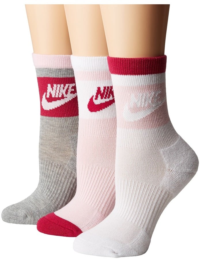 Nike Striped Low Quarter Socks